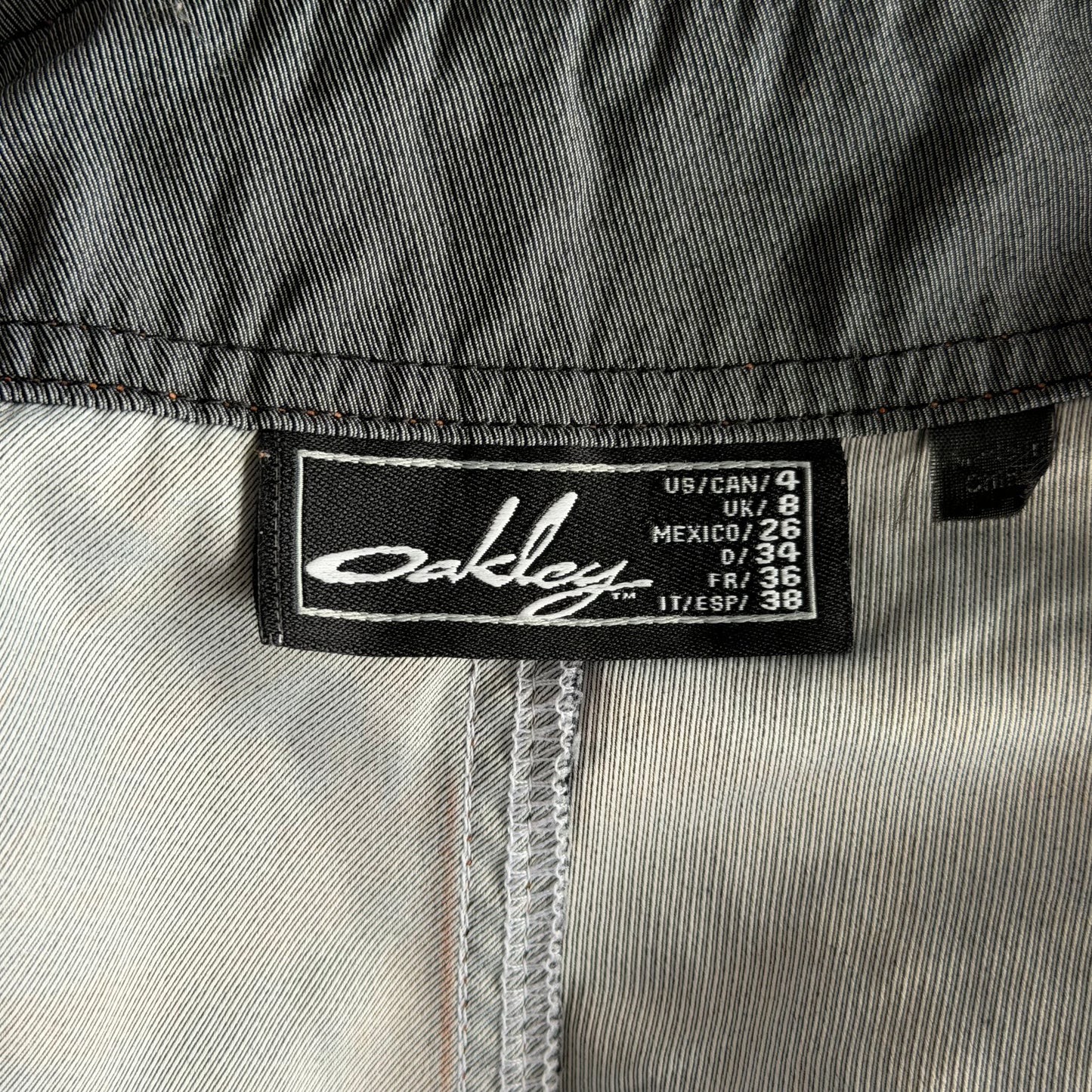Y2K Oakley Low Rise Micro Shorts - S