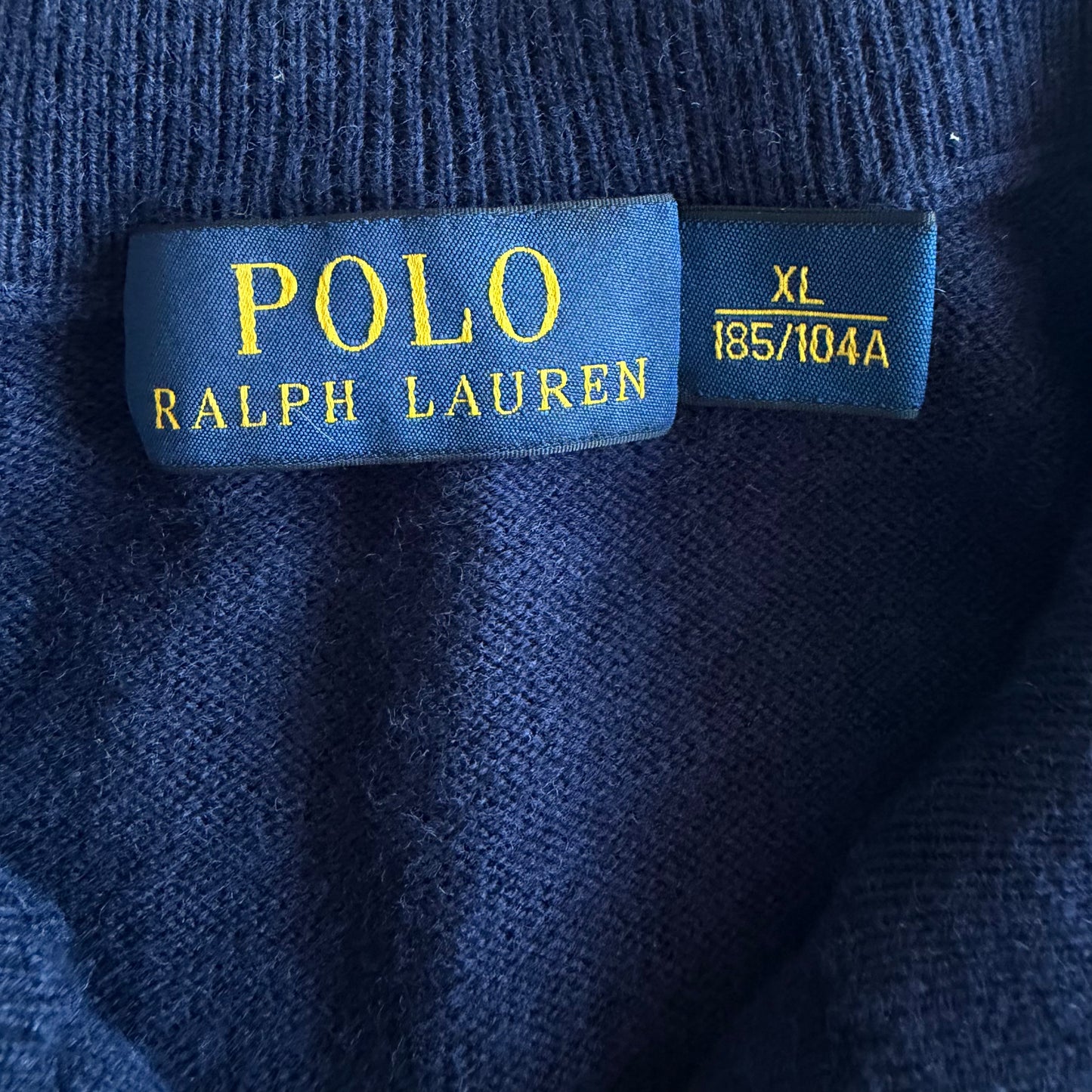 Polo Ralph Lauren Lightweight Wool Quarter Zip - XL