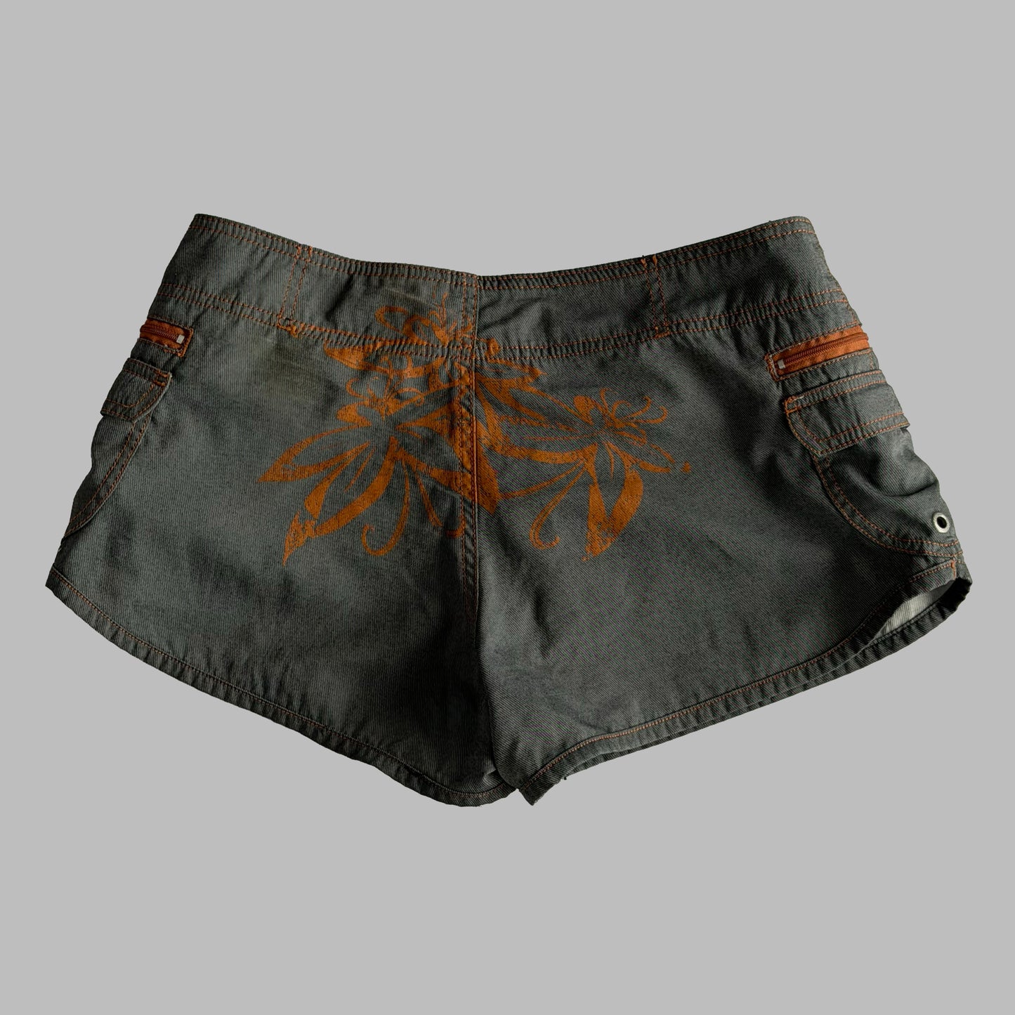 Y2K Oakley Low Rise Micro Shorts - S