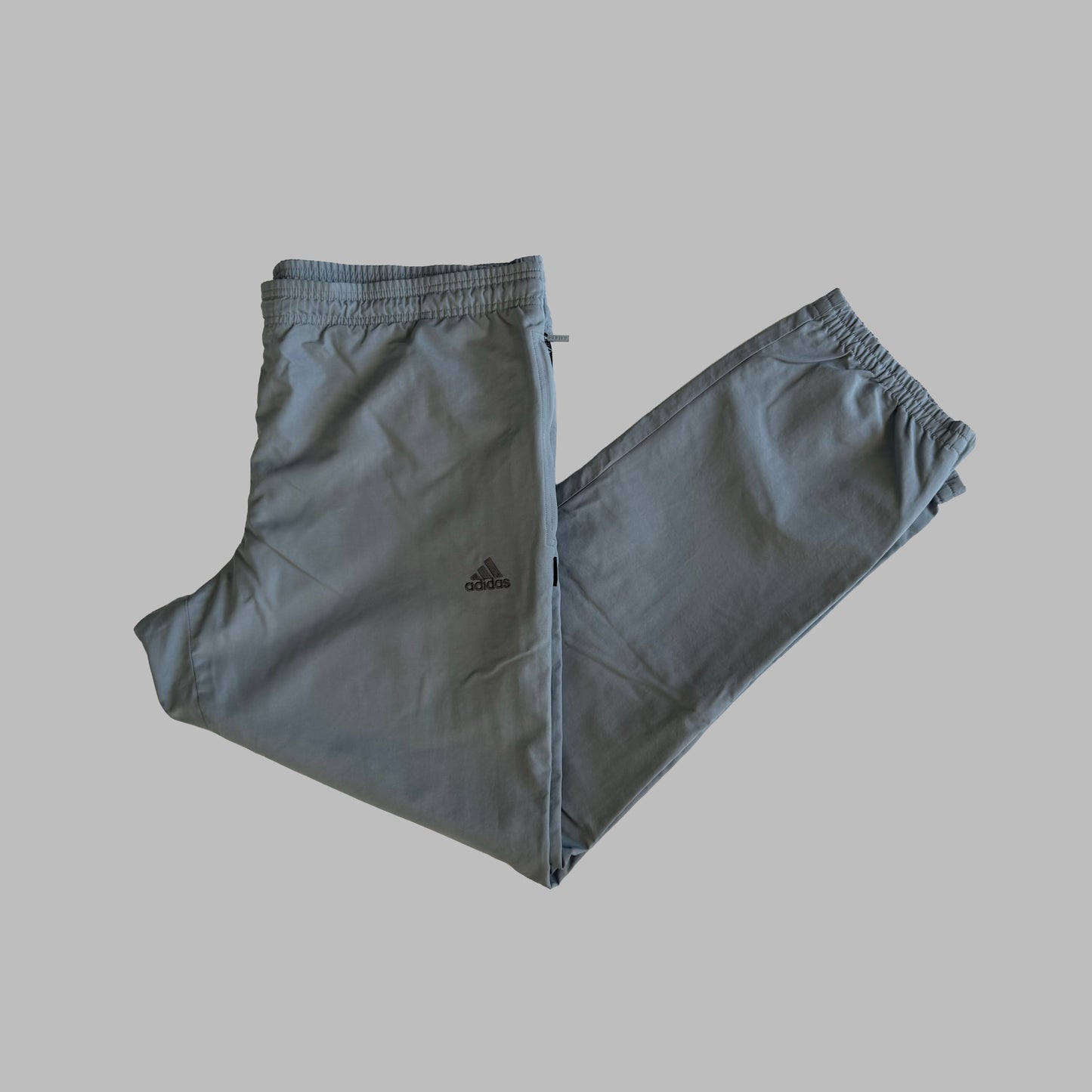 Y2K Adidas Minimal Straight Leg Track Pants - XL