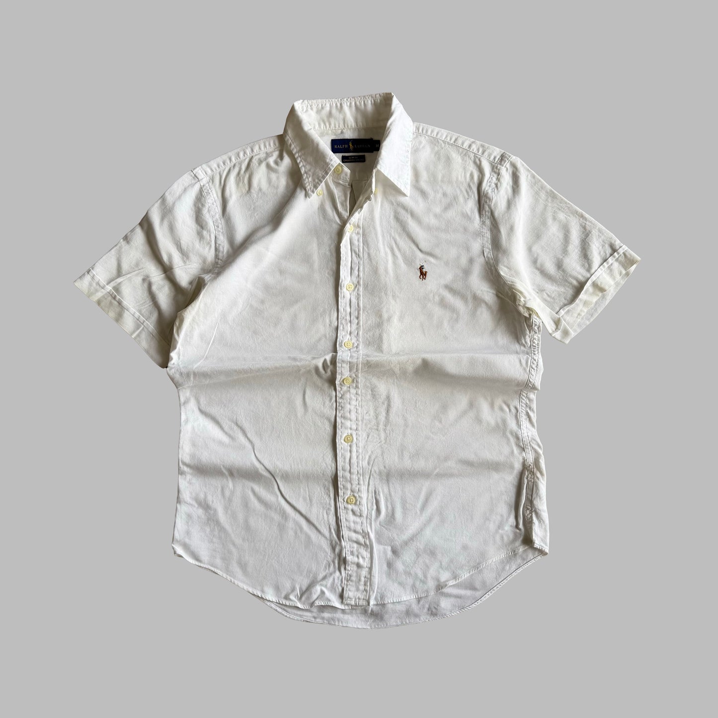 Y2K Polo Ralph Lauren Cotton  Button Up Shirt - M