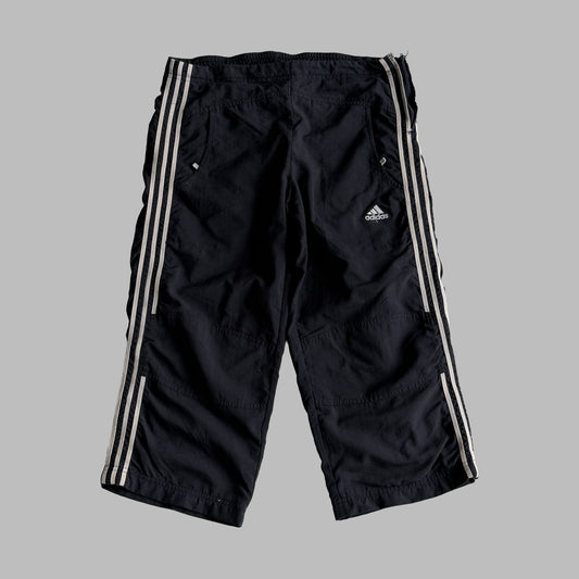 Y2K Adidas Three Stripe Capris - XS