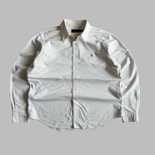Y2K Polo Ralph Lauren Cotton  Button Up Shirt - XL