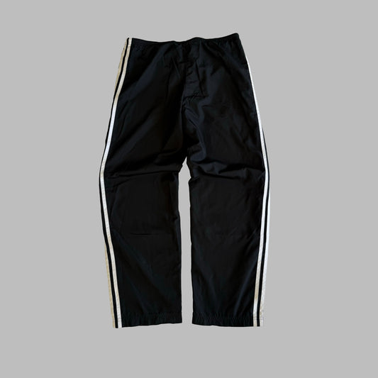 Y2K Adidas Three Stripe Baggy Track Pants - S
