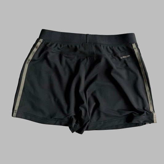 Y2K Adidas Three Stripe Mini Shorts - S