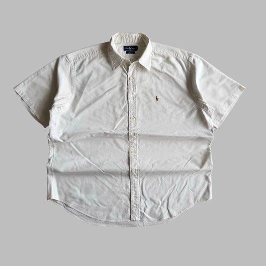 Y2K Polo Ralph Lauren Cotton  Button Up Shirt - XL