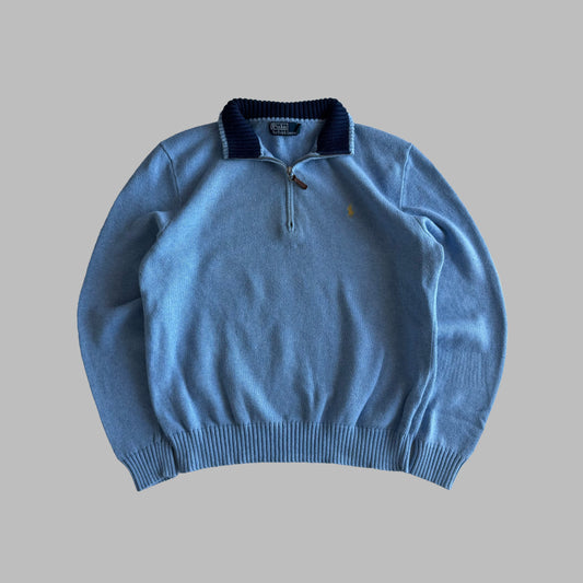 90s Polo Ralph Lauren Quarter Zip - L