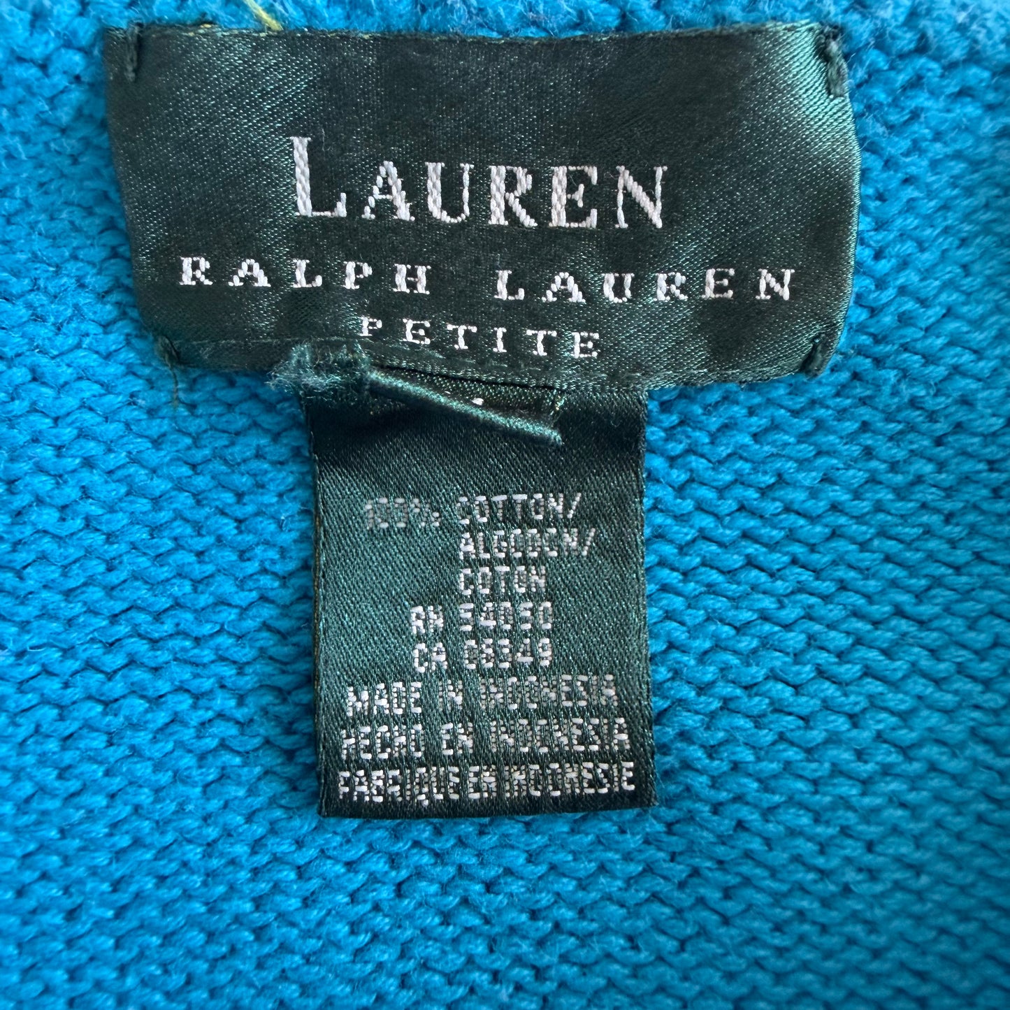 Y2K Polo Ralph Lauren Striped  Heavy Knit - M