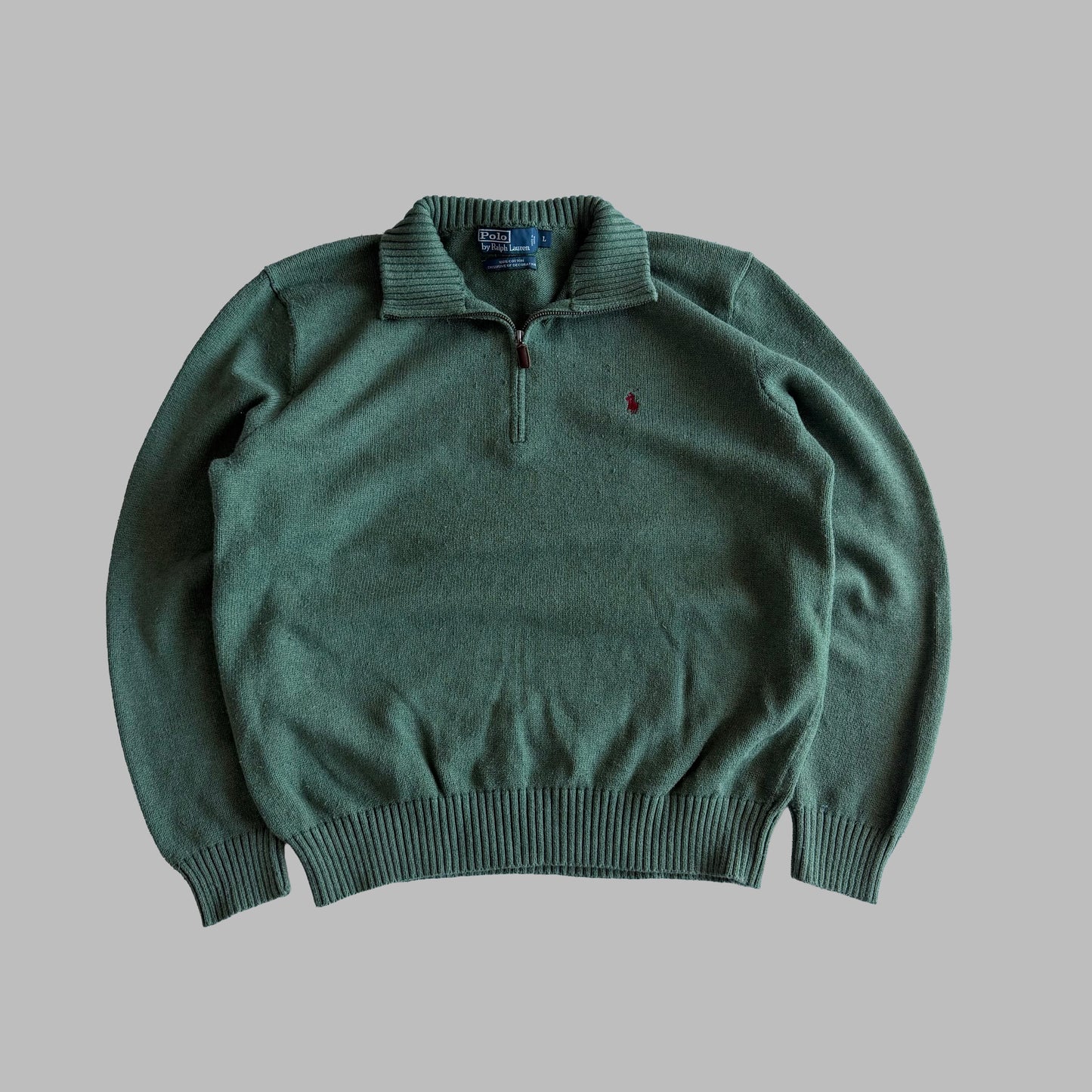 90s Polo Ralph Lauren Quarter Zip - L