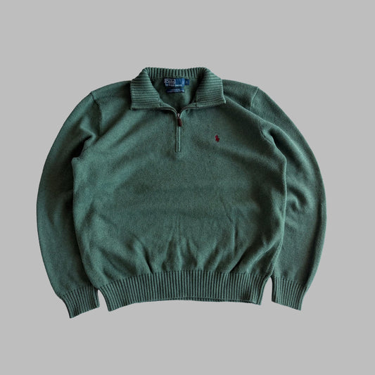 90s Polo Ralph Lauren Quarter Zip - L
