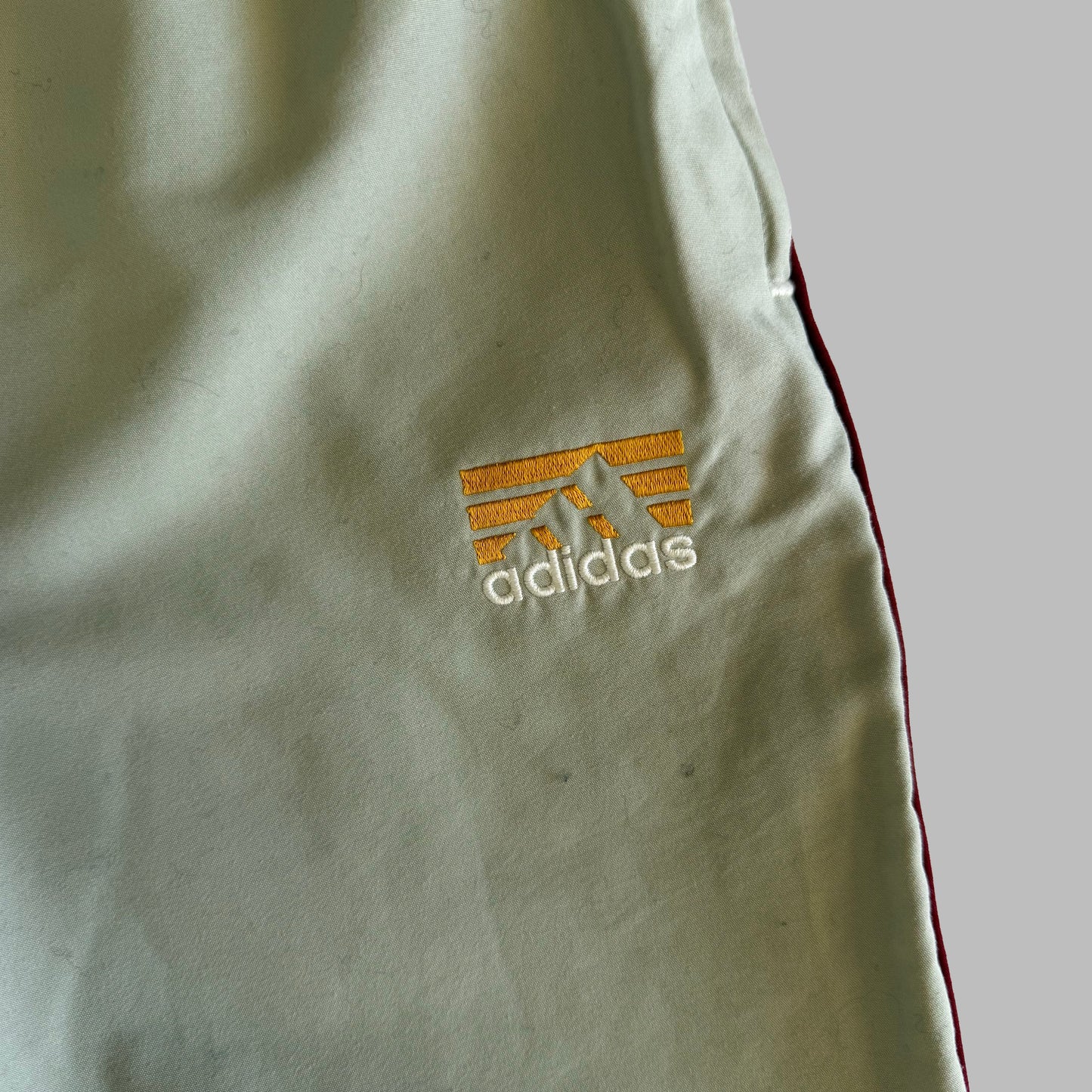90s Adidas Three Stripe Baggy Track Pants - M