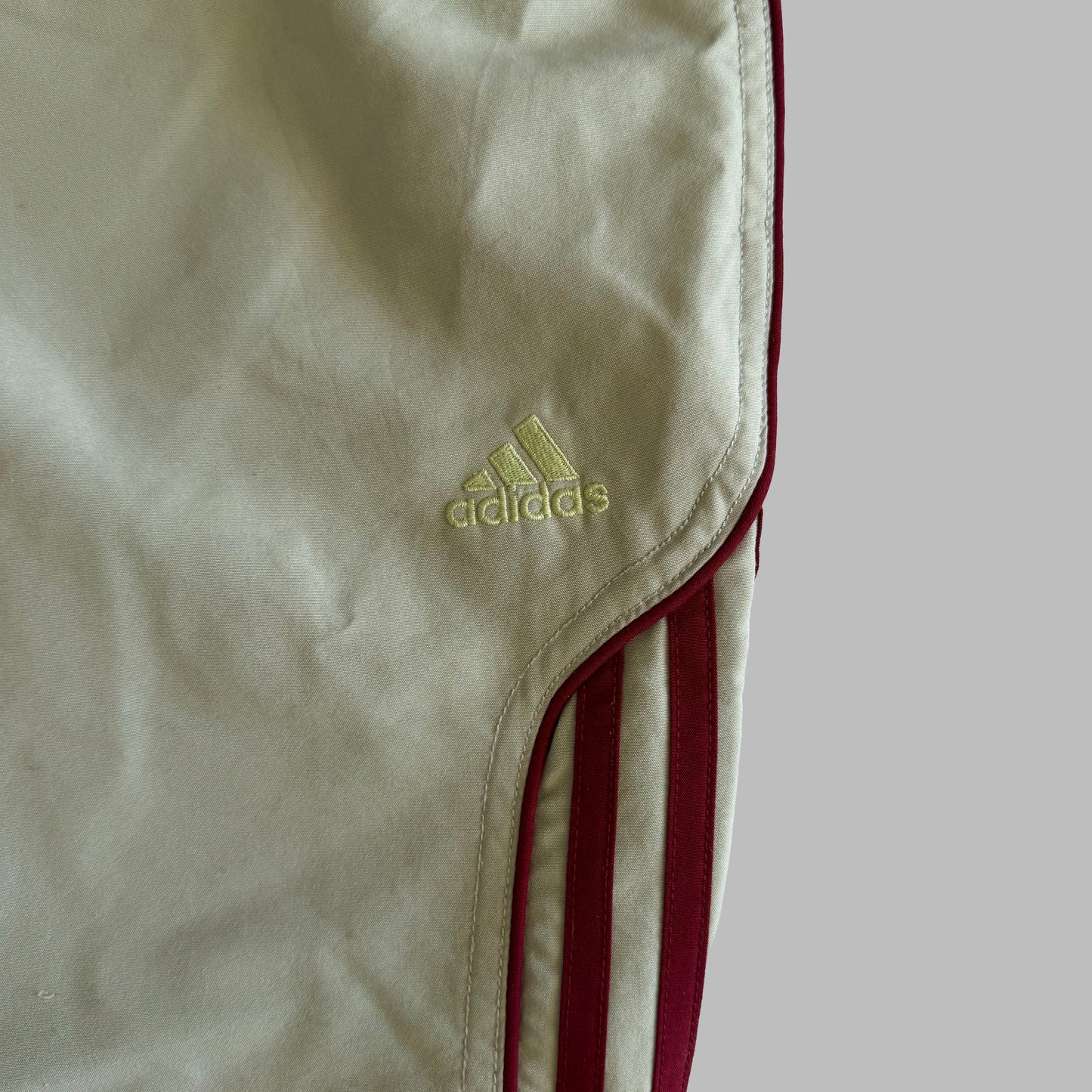 90s Adidas Three Stripe Baggy Track Pants - M