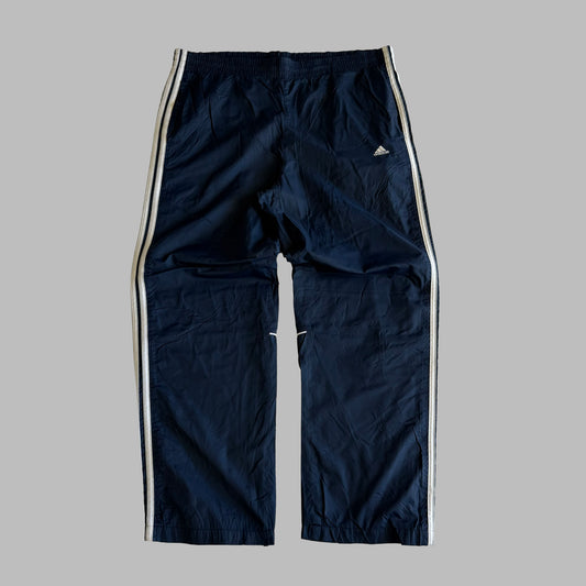 Adidas Three Stripe Straight Leg Track Pants - XL