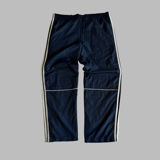 Adidas Three Stripe Straight Leg Track Pants - XL