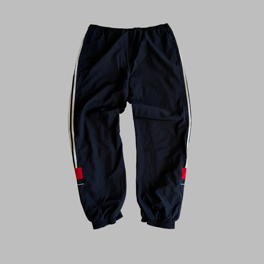Y2K Adidas Three Stripe Baggy Track Pants - XL