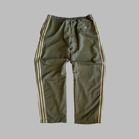 90s Adidas Three Stripe Lightweight Track Pants - L