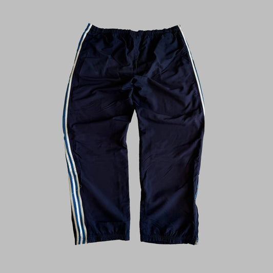 Y2K Adidas Striped Baggy Track Pants - XL