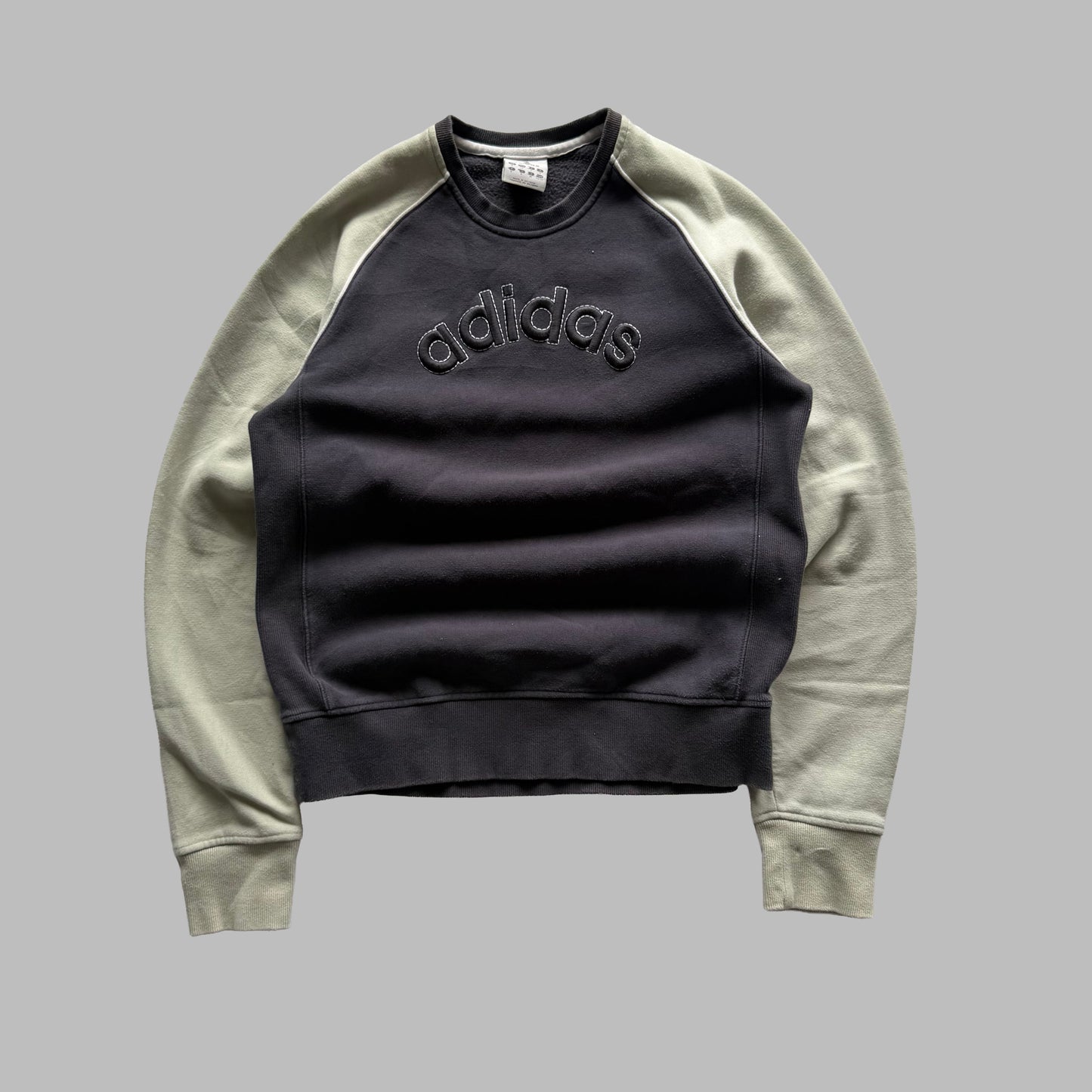 00s Adidas Spell Out Sweatshirt - Small