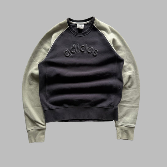 00s Adidas Spell Out Sweatshirt - Small