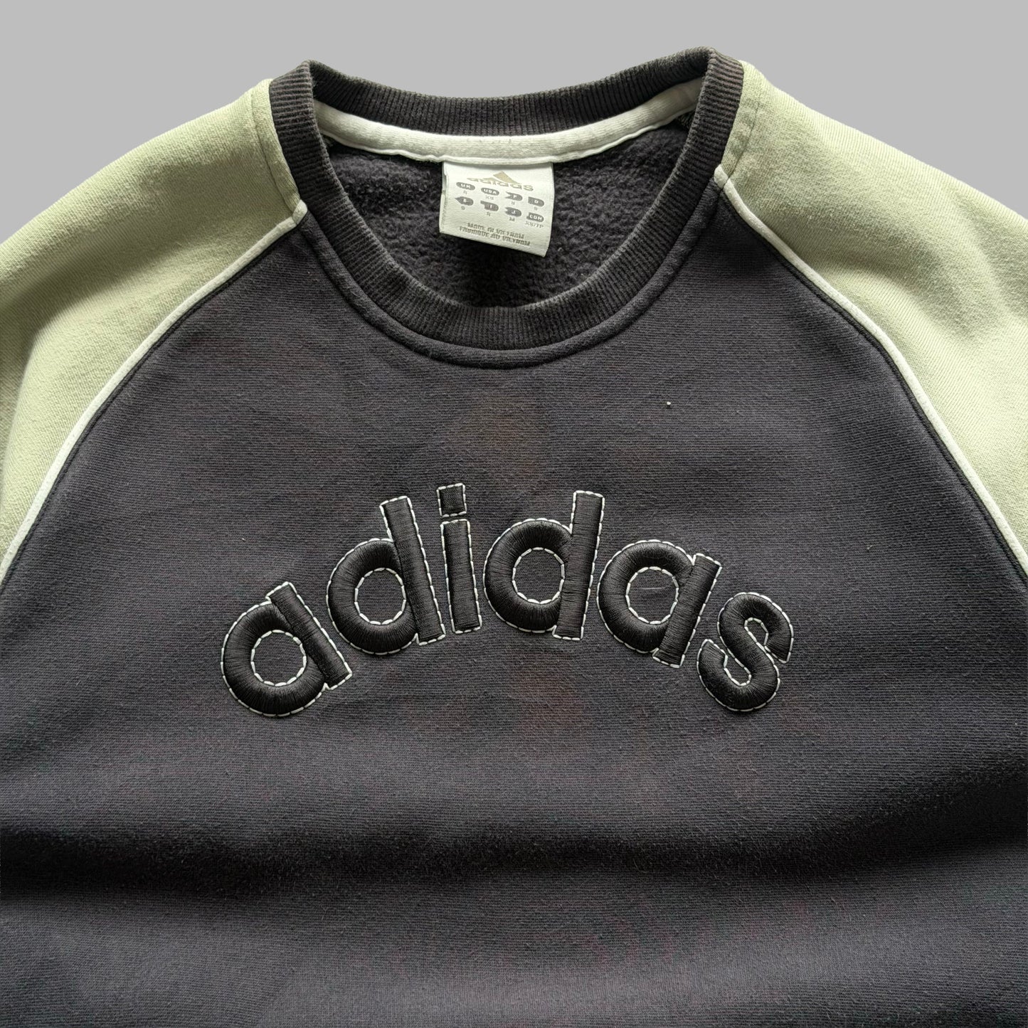 00s Adidas Spell Out Sweatshirt - Small