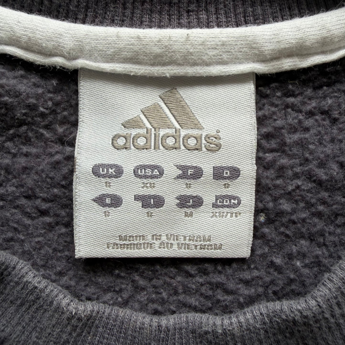 00s Adidas Spell Out Sweatshirt - Small