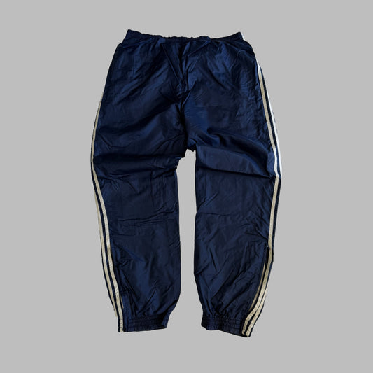 90s Adidas Three Stripe Parachute Track Pants - L