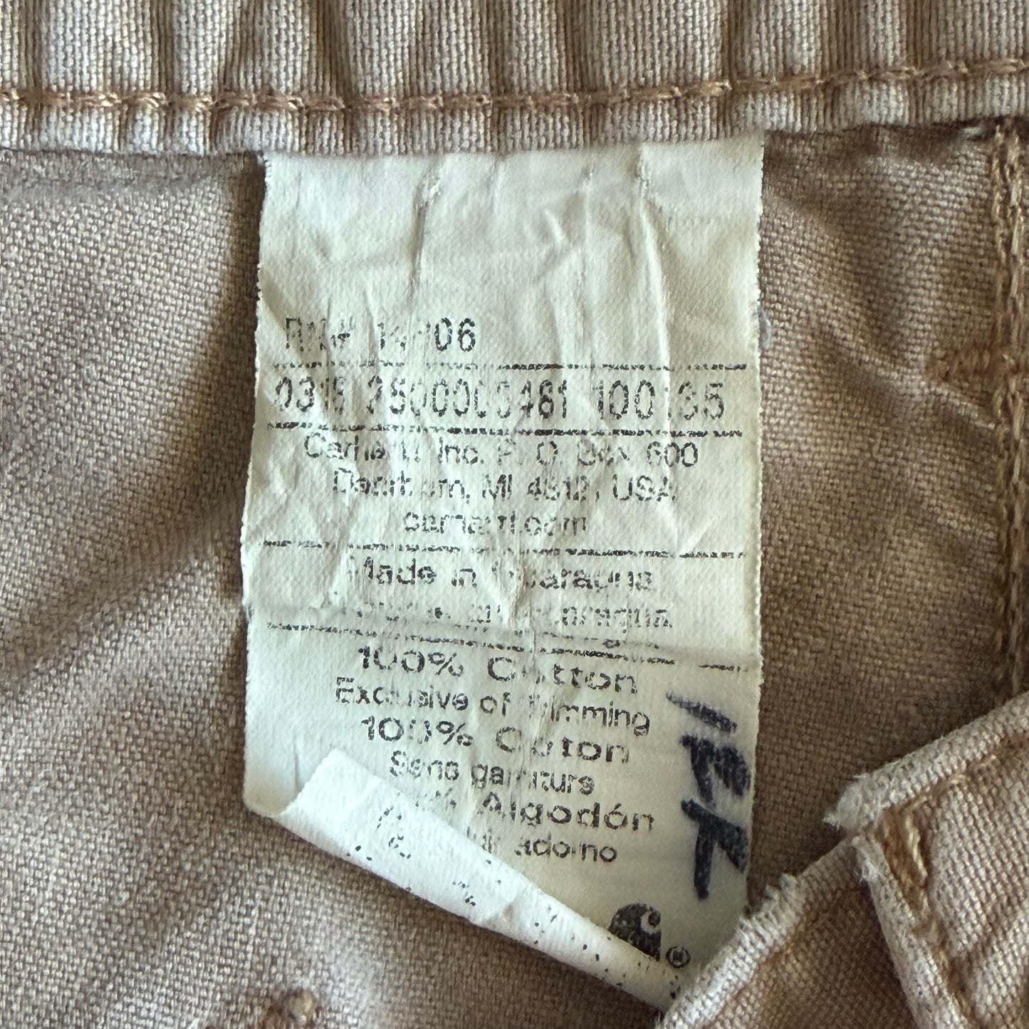 Carhartt Straight Leg Jeans - 35 x 34