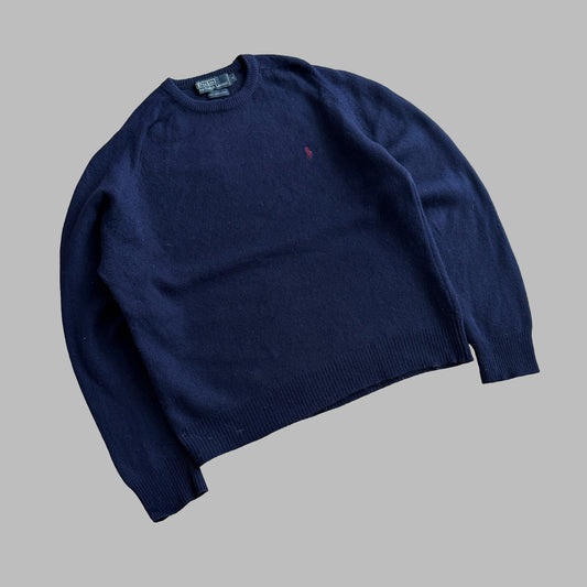 90s Polo Ralph Lauren Lambswool Heavy Knit - M