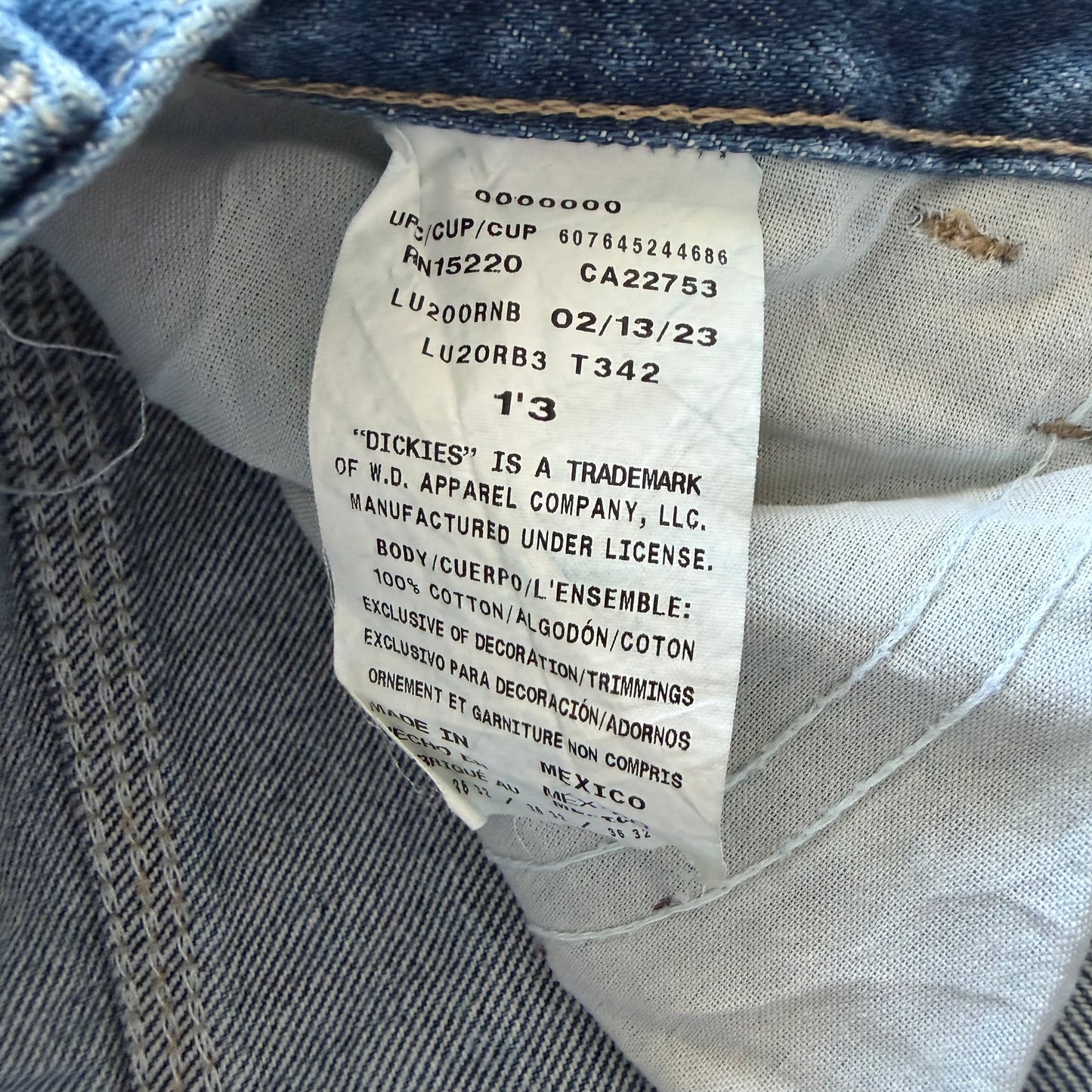 Dickies Straight Leg Jeans - 36 x 32