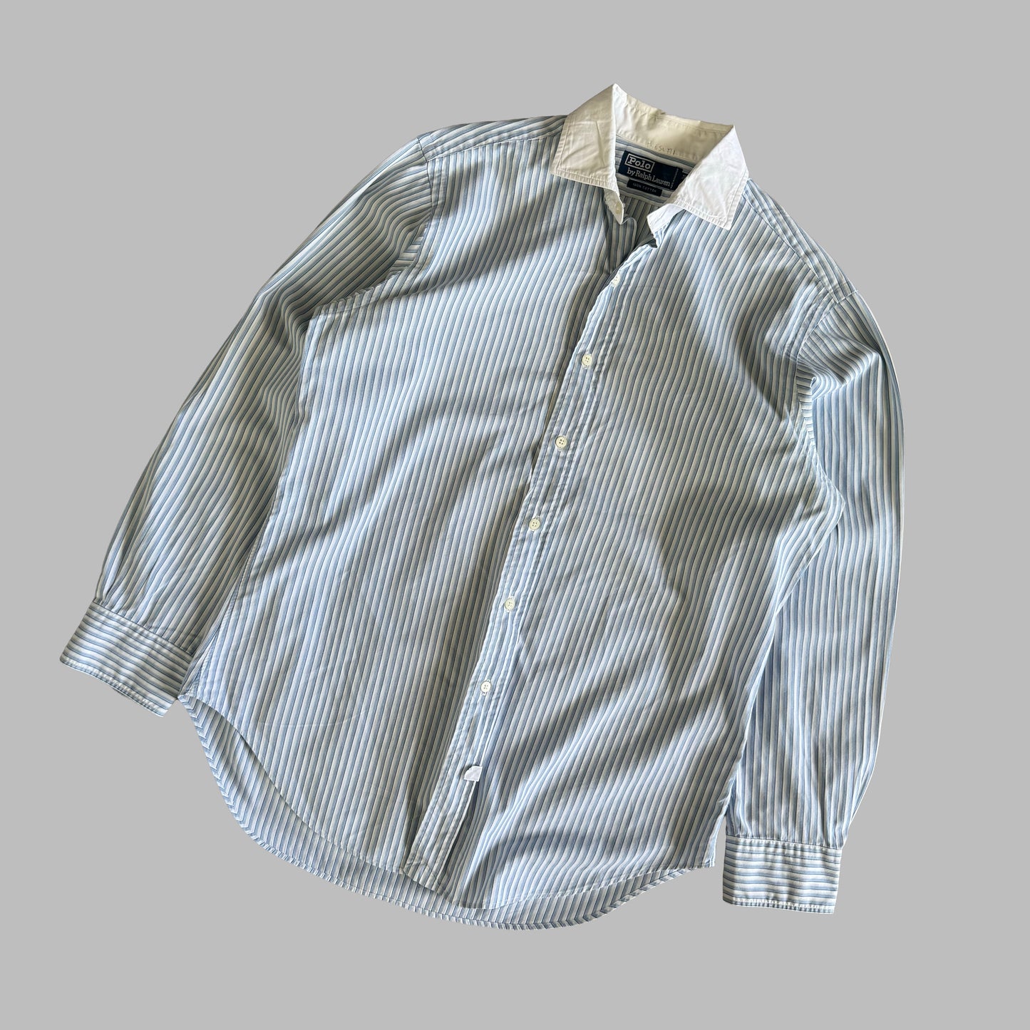 Ralph Lauren Striped Button Up Shirt - Large