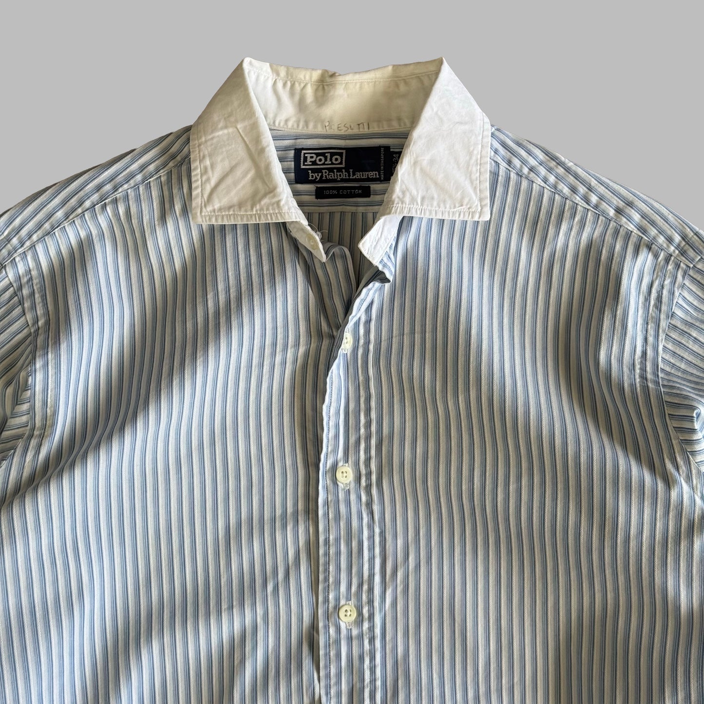 Ralph Lauren Striped Button Up Shirt - Large