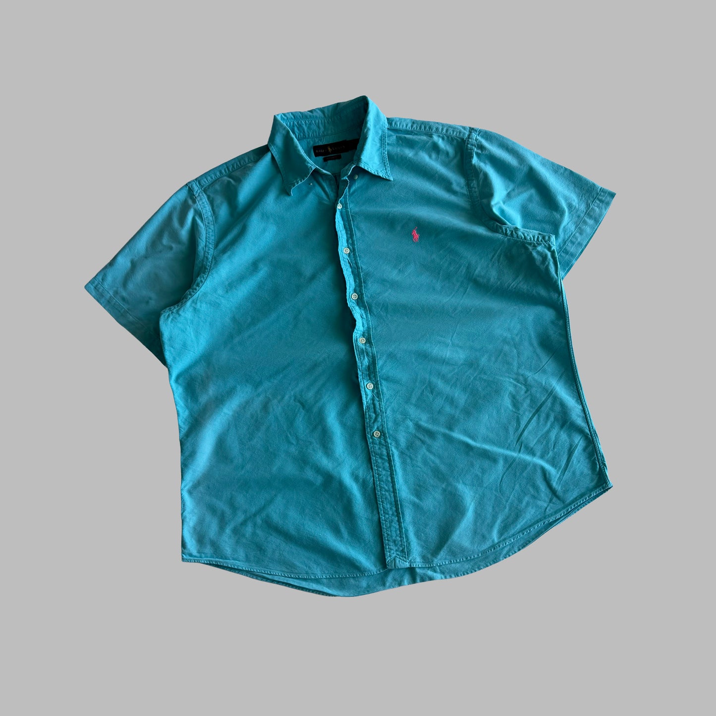 Y2K Polo Ralph Lauren Button Up Shirt - XL