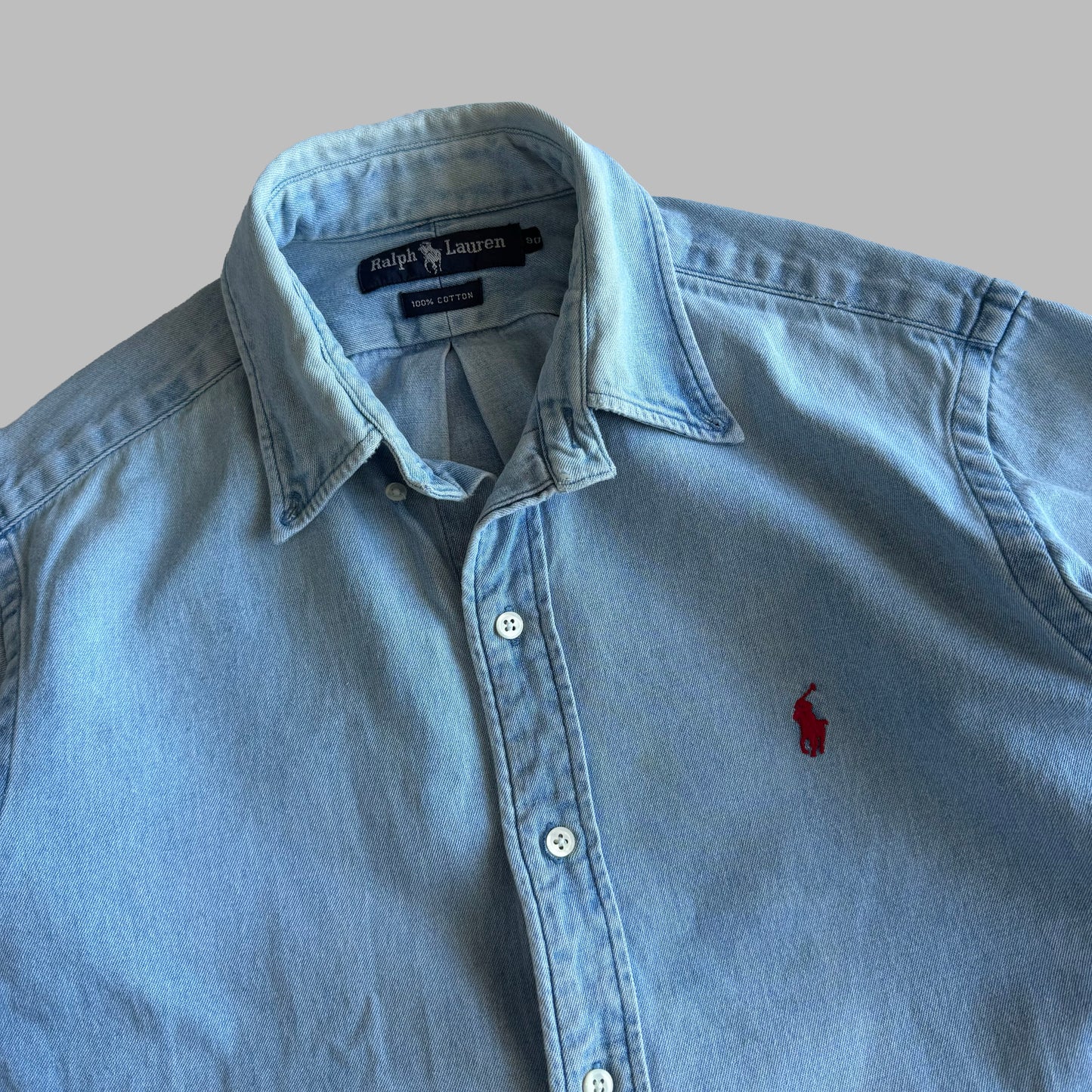 90s Polo Ralph Lauren Heavyweight Button Up Shirt - M