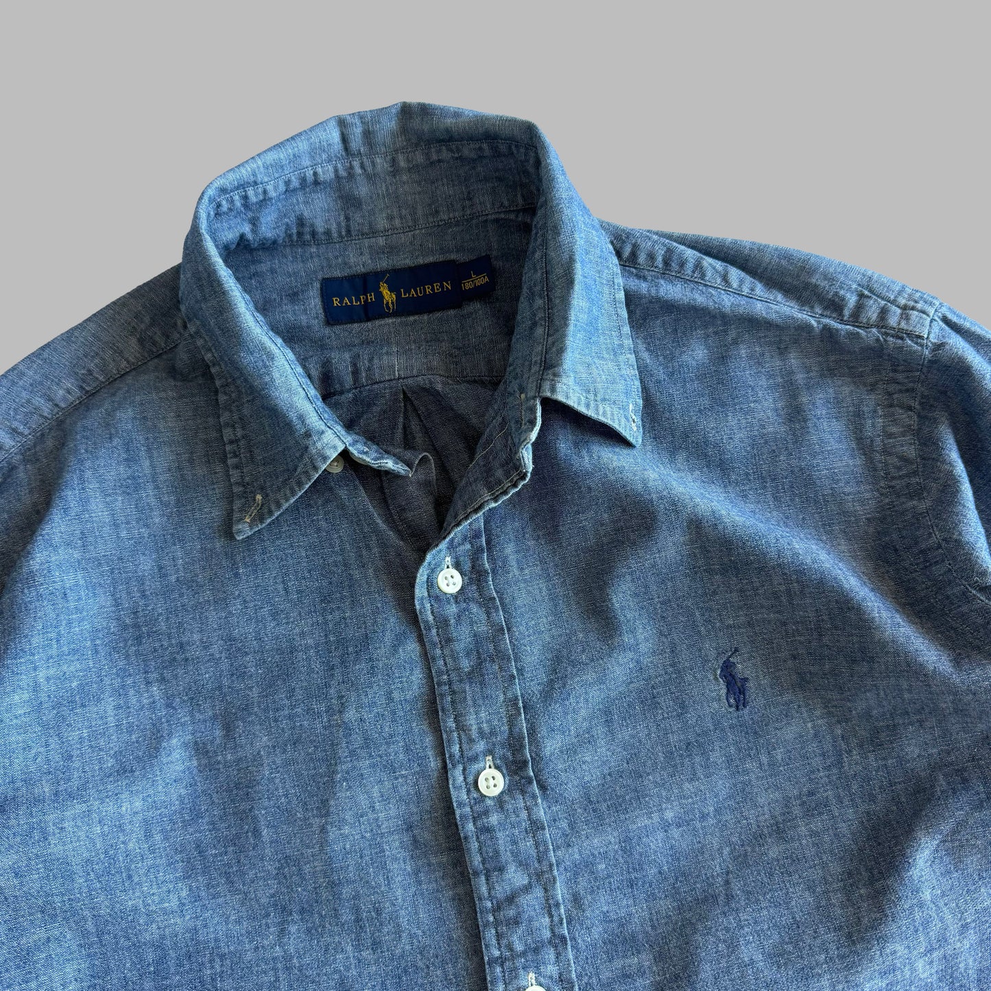 Y2K Polo Ralph Lauren Button Up Shirt - L