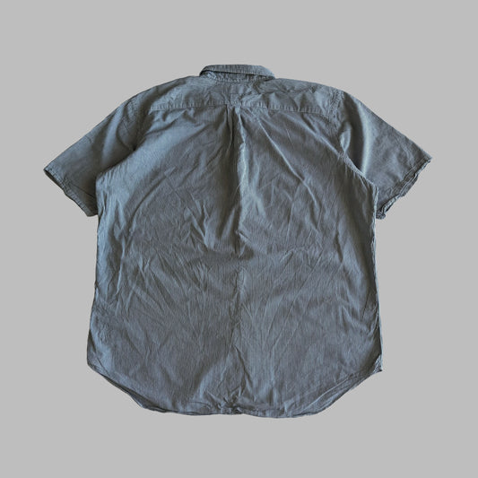 Y2K Polo Ralph Lauren Striped Button Up Shirt - XXL