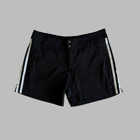 Y2K Adidas Three Stripe Mini Shorts - L