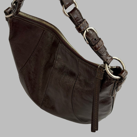 Y2K Coach Leather Hobo Bag
