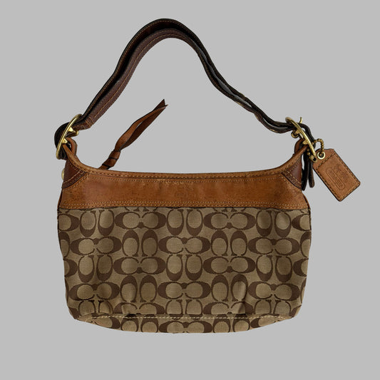 Y2K Coach Monogram Hobo Bag