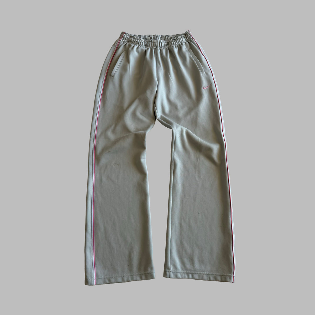 Y2K Nike Striped Wide Leg Active Track Pants - S