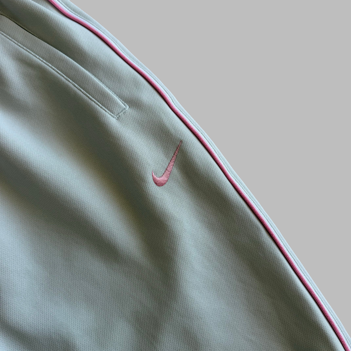 Y2K Nike Striped Wide Leg Active Track Pants - S