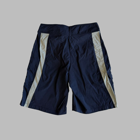 Y2K Nike Panelled Heavyweight Track Shorts - M