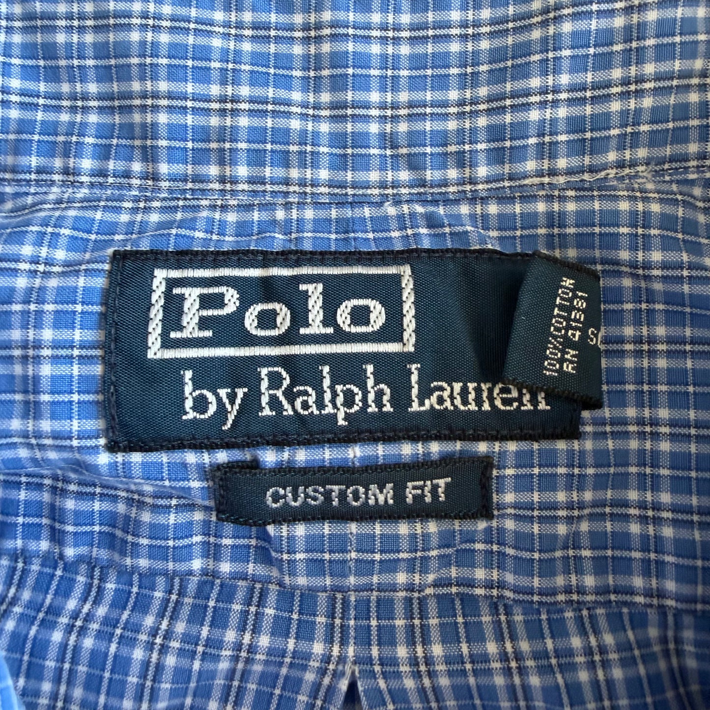 Y2K Polo Ralph Lauren Checkered Button Up Shirt - XL