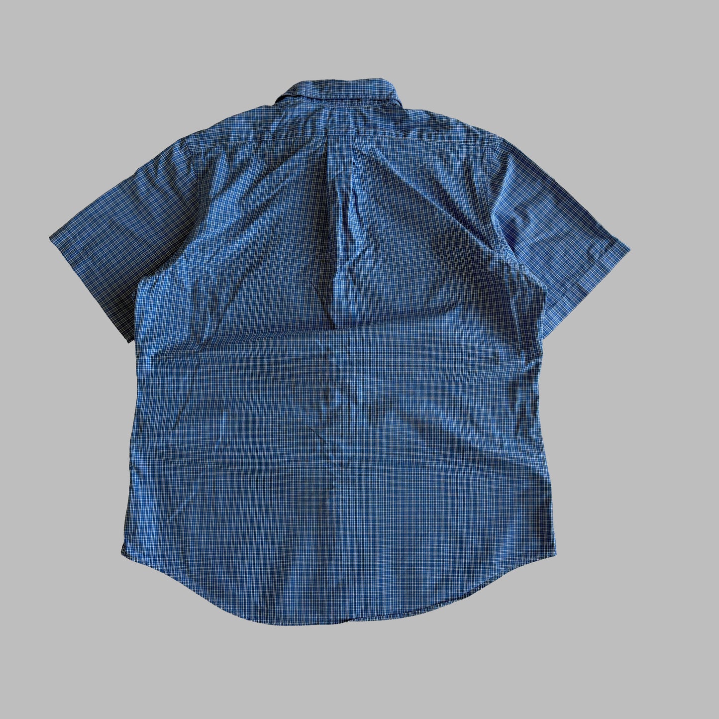 Y2K Polo Ralph Lauren Checkered Button Up Shirt - XL