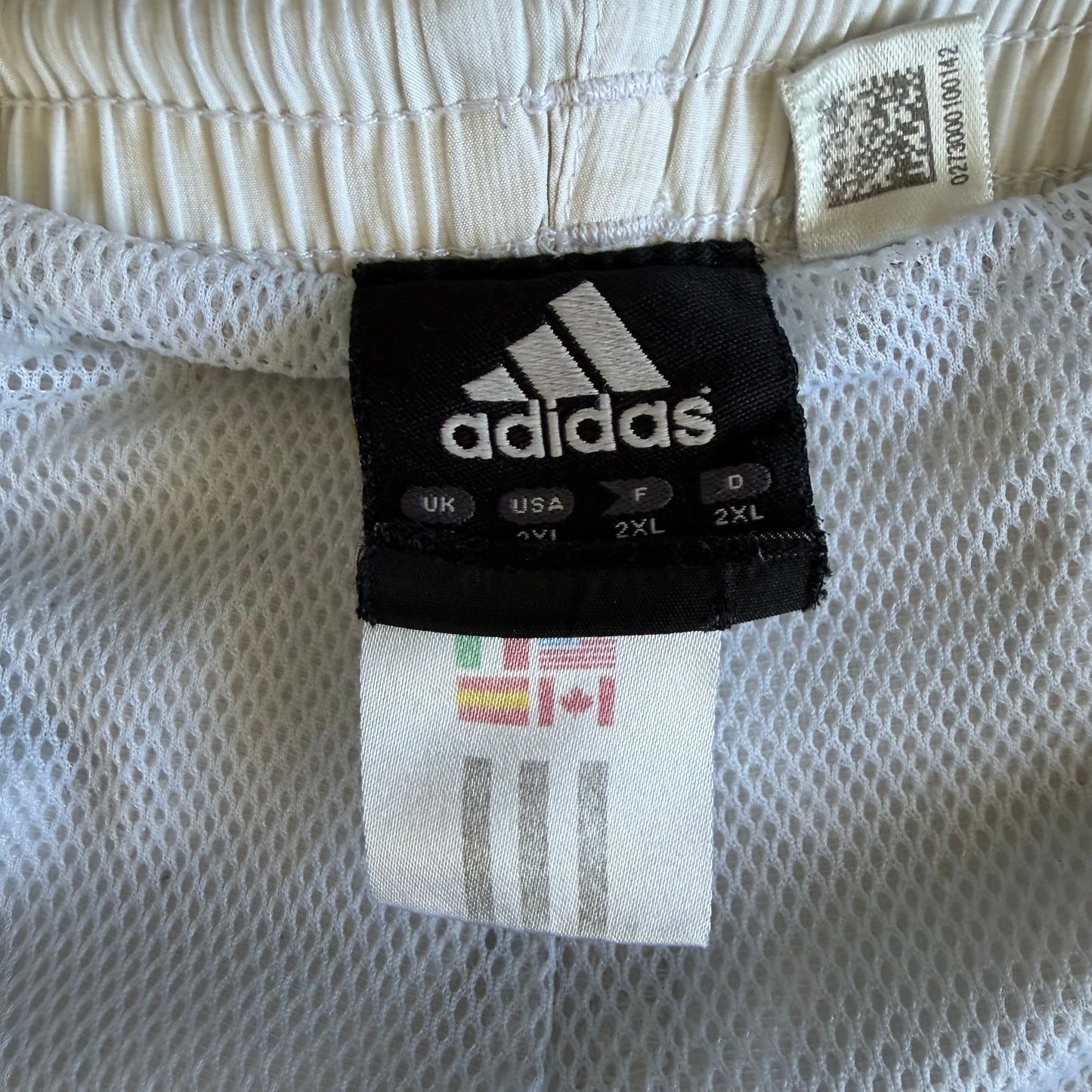 Y2K Adidas Three Stripe Baggy Track Pants - XXL