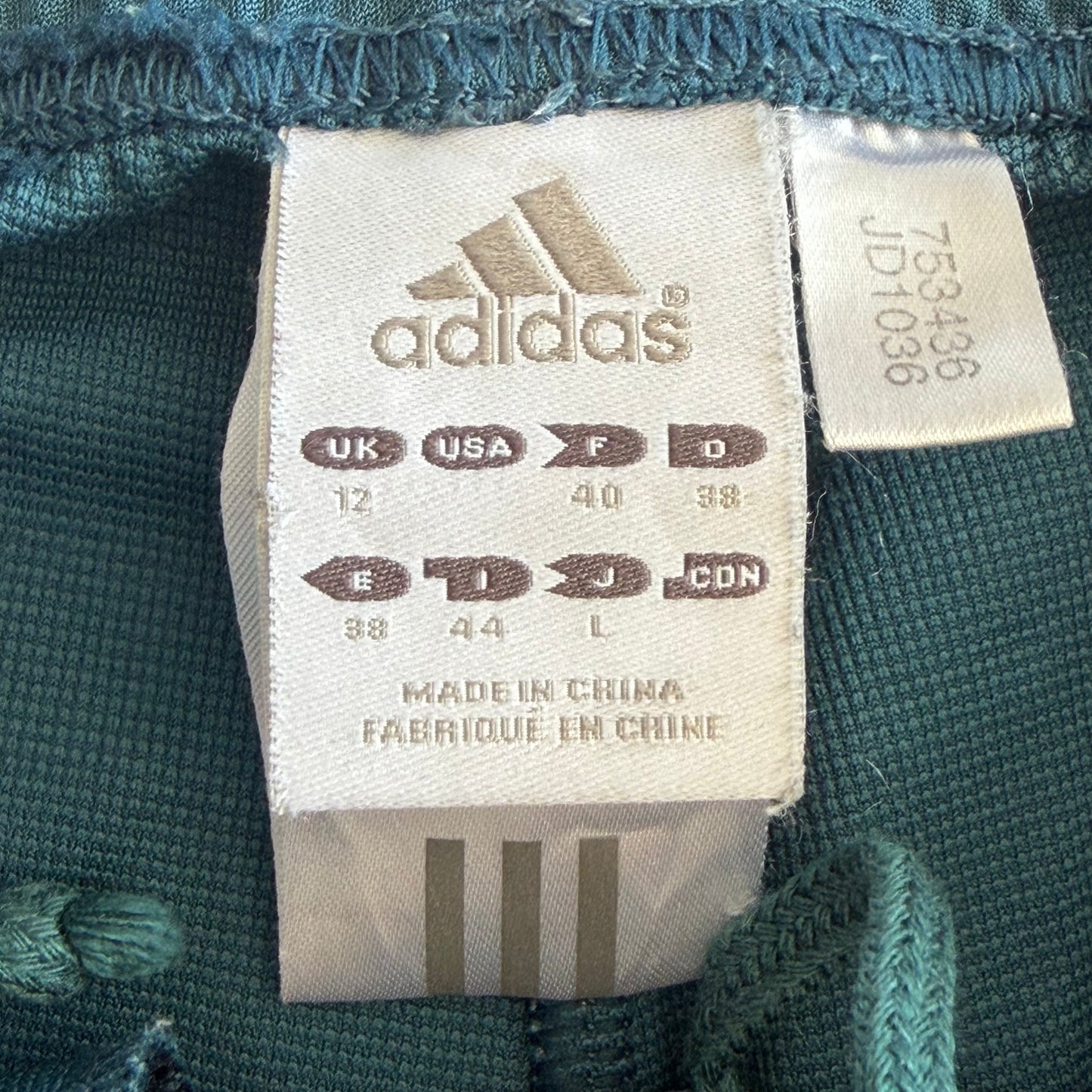 Y2K Adidas Spell Out Active Track Pants - S