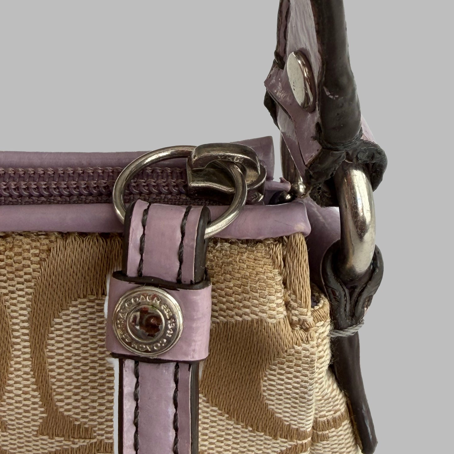 Y2K Coach Lavender Mini Bag