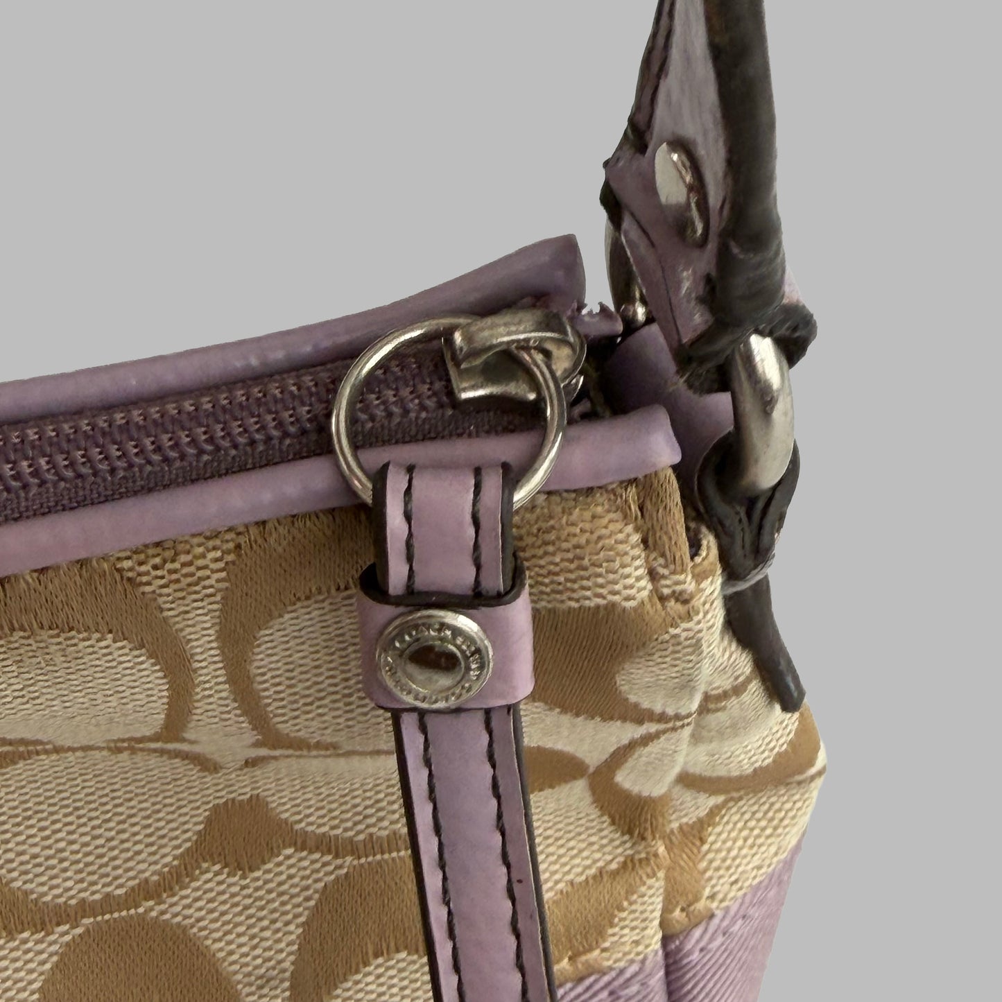 Y2K Coach Lavender Mini Bag