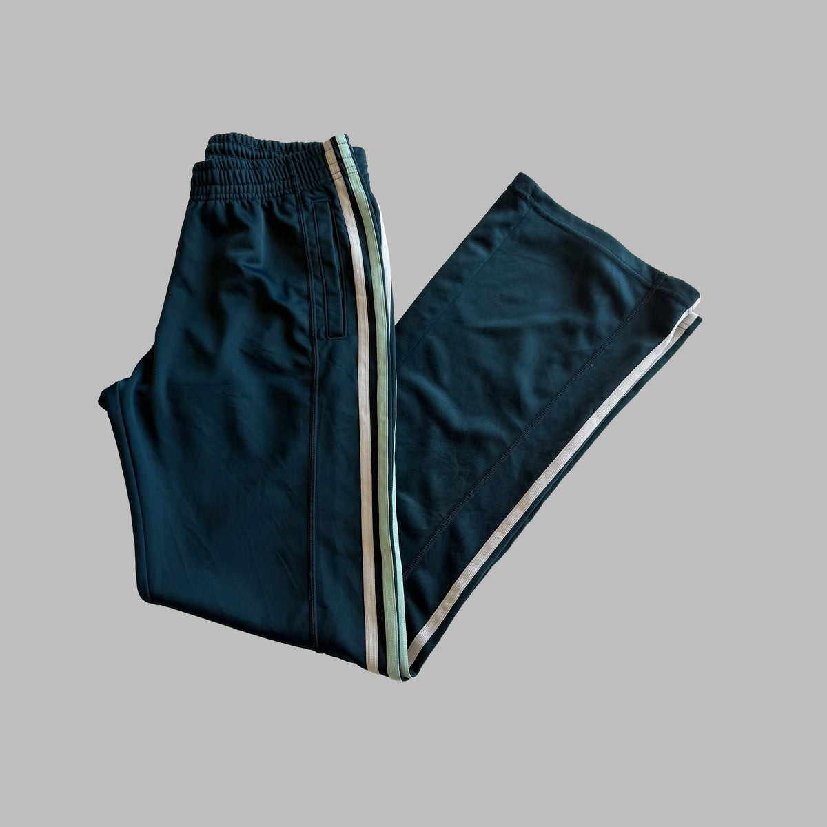 Y2K Adidas Spell Out Active Track Pants - S