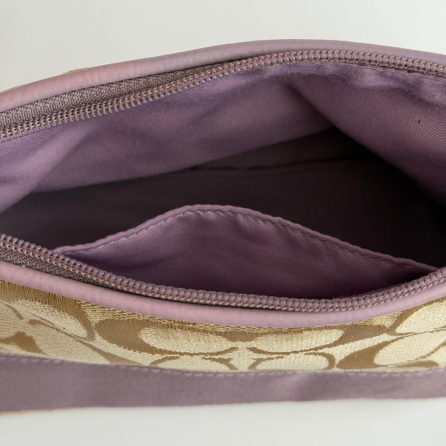 Y2K Coach Lavender Mini Bag