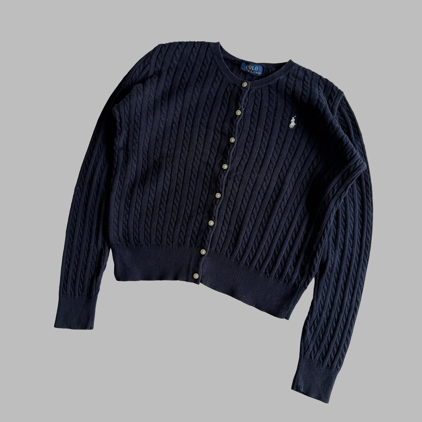 Ralph Lauren Cable Knit Cardigan - Medium